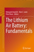 Cover: The Lithium Air Battery - Springer