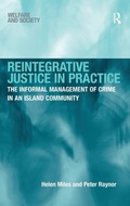 Cover: Reintegrative Justice in Practice - Routledge