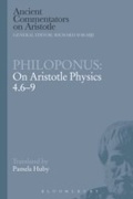 Cover: Philoponus: On Aristotle Physics 4.6-9 - Bloomsbury Academic