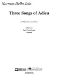Cover: Norman Dello Joio - Three Songs of Adieu - Edward B. Marks Music Company