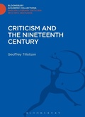 Cover: Criticism and the Nineteenth Century - Bloomsbury Academic
