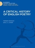 Cover: A Critical History of English Poetry - Bloomsbury Academic