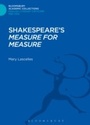 Cover: Shakespeare's 'Measure for Measure' - Bloomsbury Academic