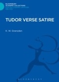 Cover: Tudor Verse Satire - Bloomsbury Academic