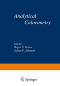 Cover: Analytical Calorimetry - Springer