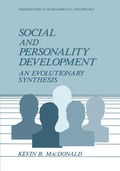 Cover: Social and Personality Development - Springer