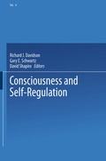 Cover: Consciousness and Self-Regulation - Springer
