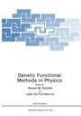 Cover: Density Functional Methods In Physics - Springer