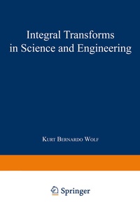 Enlarge image Cover: Integral Transforms in Science and Engineering - Springer