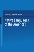 Cover: Native Languages of the Americas - Springer