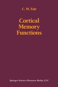 Cover: Cortical Memory Functions - Birkhauser Boston Inc