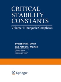 Enlarge image Cover: Critical Stability Constants - Springer