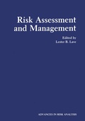 Cover: Risk Assessment and Management - Springer