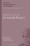 Cover: Simplicius: On Aristotle Physics 3 - Bloomsbury Academic