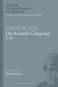 Enlarge image Cover: Simplicius: On Aristotle Categories 1-4 - Bloomsbury Academic