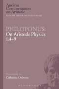 Cover: Philoponus: On Aristotle Physics 1.4-9 - Bloomsbury Academic