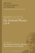 Cover: Simplicius: On Aristotle Physics 1.5-9 - Bloomsbury Academic