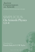 Cover: Simplicius: On Aristotle Physics 1.3-4 - Bloomsbury Academic