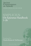 Cover: Simplicius: On Epictetus Handbook 1-26 - Bloomsbury Academic