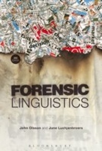 Enlarge image Cover: Forensic Linguistics - Bloomsbury Academic