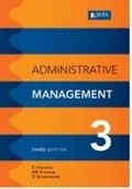 Cover: Administrative Management - Juta Legal and Academic Publishers