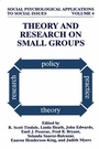 Cover: Theory and Research on Small Groups - Springer