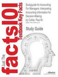 Enlarge image Cover: Studyguide for Accounting for Managers - Cram101