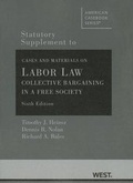 Cover: Statutory Supplement to Cases and Materials on Labor La - West Academic Press