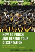 Cover: How to Finish and Defend Your Dissertation - Rowman & Littlefield Education