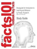 Cover: Studyguide for Introduction to Learning and Behavior by Powell, Russell A., ISBN 9781111834302 - CRAM101