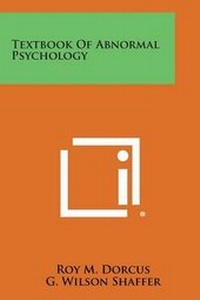 Enlarge image Cover: Textbook of Abnormal Psychology - Literary Licensing, LLC