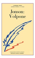 Cover: Jonson: Volpone - Red Globe Press