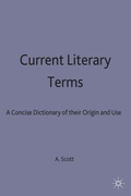 Cover: Current Literary Terms - Palgrave Macmillan