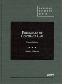 Abbildung von: Principles of Contract Law - West Academic Press