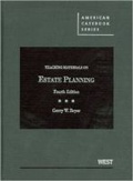 Cover: Teaching Materials on Estate Planning - West Academic Press