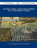 Cover: The Lord's Coming - Miscellaneous Writings of C. H. Mackintosh, Volume II - The Original Classic Edition - Tebbo