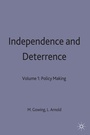 Cover: Independence and Deterrence - Palgrave Macmillan