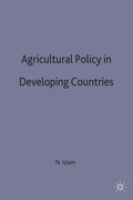 Cover: Agricultural Policy in Developing Countries - Palgrave Macmillan