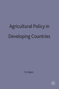 Enlarge image Cover: Agricultural Policy in Developing Countries - Palgrave Macmillan
