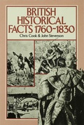 Cover: British Historical Facts, 1760-1830 - Palgrave Macmillan