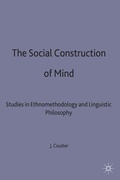 Cover: The Social Construction of Mind - Palgrave Macmillan