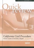 Cover: Sum and Substance Quick Review on California Civil Procedure - West Academic Press