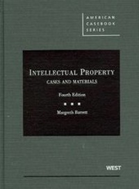 Enlarge image Cover: Barrett's Intellectual Property, Cases and Materials, 4th - West Academic Press