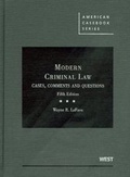Cover: Modern Criminal Law - West Academic Press
