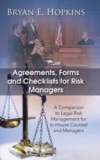 Abbildung von: Agreements, Forms and Checklists for Risk Managers - Trafford Publishing