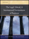 Cover: Legal Ethicl Intl Env Bus 6e - South-Western