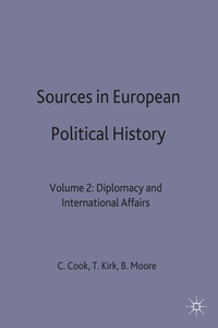 Abbildung von: Sources in European Political History - Palgrave Macmillan