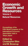 Cover: Economic Growth and Resources - Palgrave Macmillan