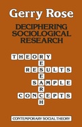 Cover: Deciphering Sociological Research - Red Globe Press