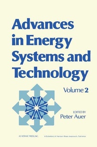 Enlarge image Cover: Advances in Energy Systems and Technology - Academic Press